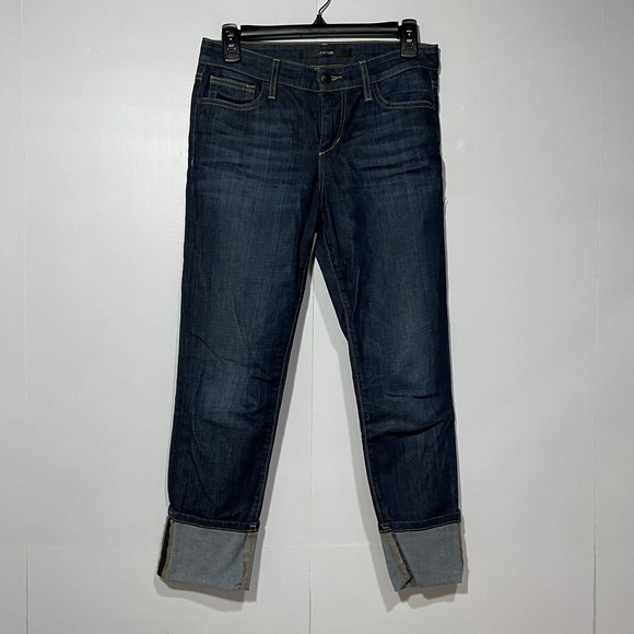 Joe's Jeans Denim - Joe's Jeans Womens Capri Turn up Hem Size 25 Blue Denim Cropped Genevieve